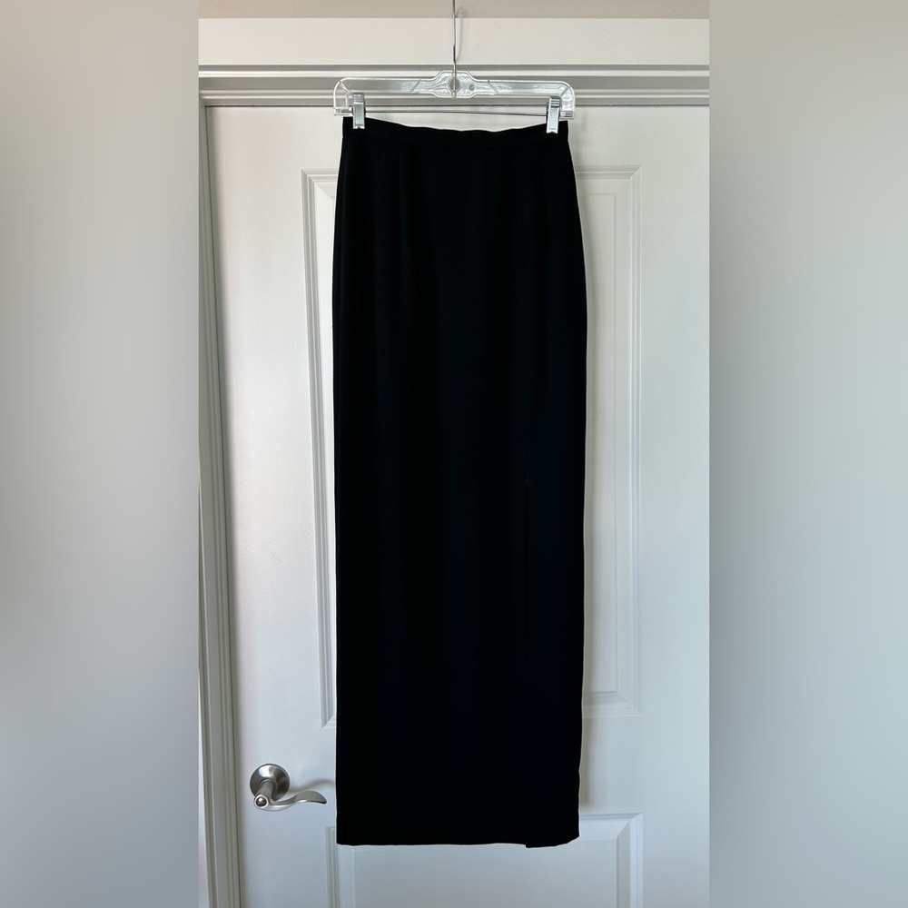 Adrianna Papell Crepe Long Dressy Skirt